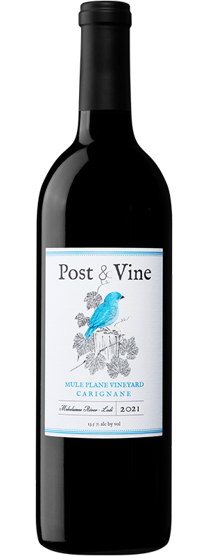 2021 POST & VINE MULE PLANE VINEYARD LODI CARIGNANE