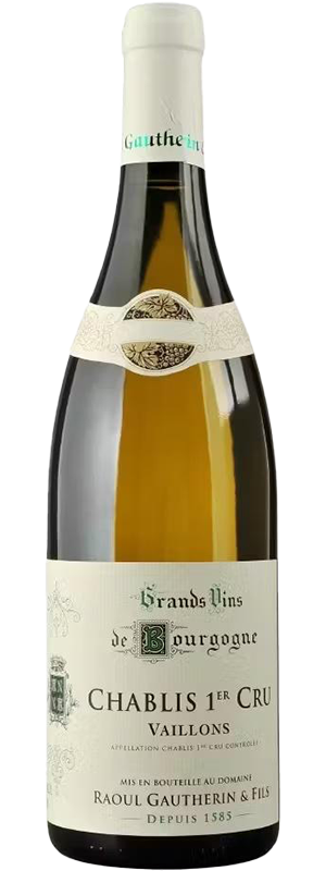 2021 RAOUL GAUTHERIN VAILLONS 1ER CRU CHABLIS