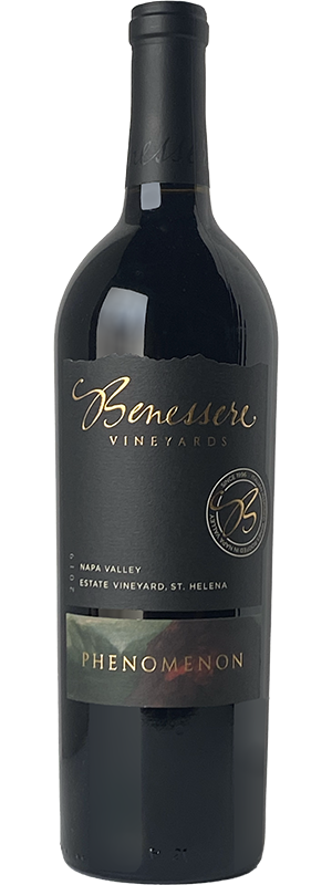 2019 BENESSERE VINEYARDS ST. HELENA ESTATE PHENOMENON