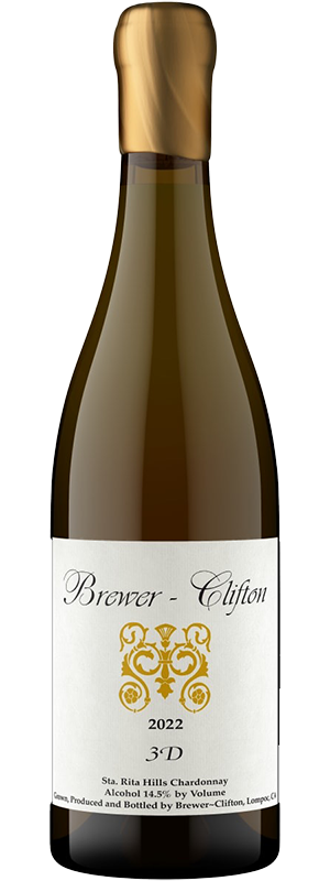 2022 BREWER CLIFTON 3D STA RITA HILLS CHARDONNAY
