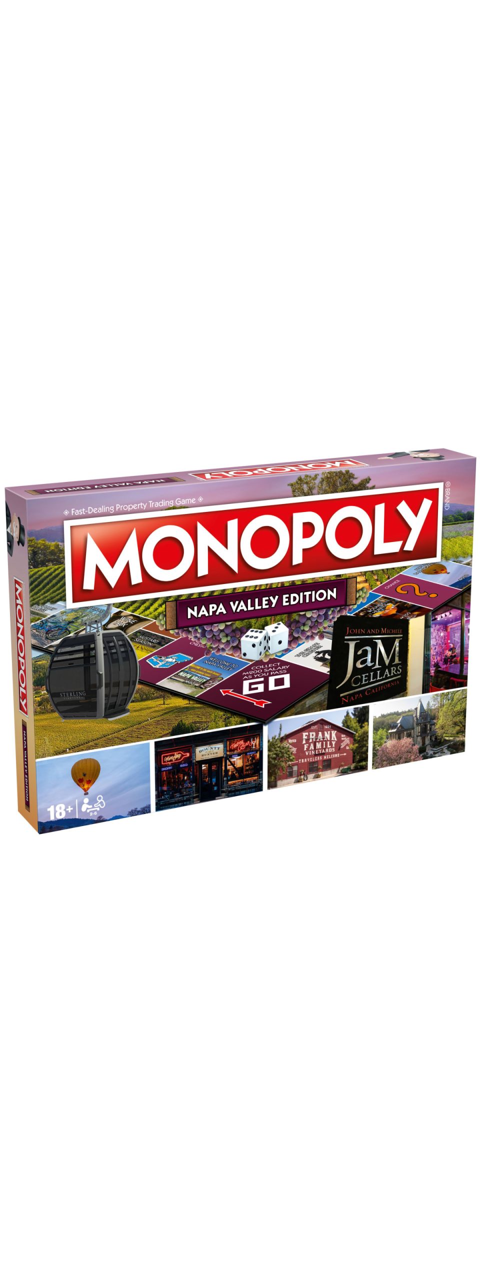 MONOPOLY BOARD GAME - NAPA VALLEY EDITION