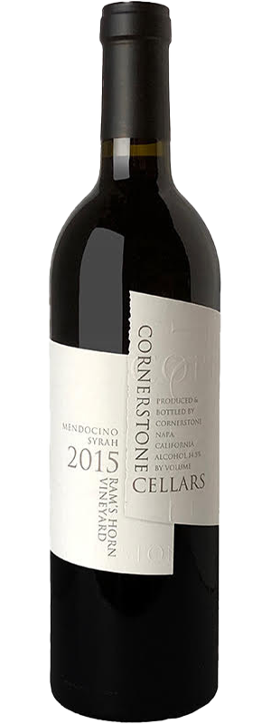 2015 CORNERSTONE RAM'S HORN VINEYARD MENDOCINO SYRAH