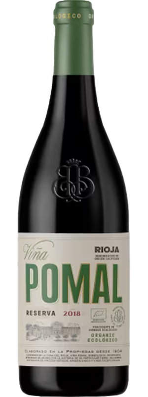 2018 VIÑA POMAL ORGANIC RESERVA RIOJA