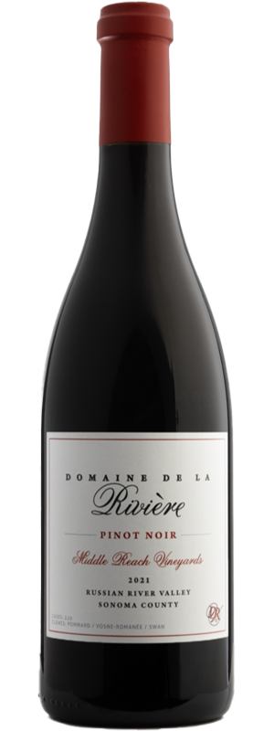 2021 DOMAINE DE LA RIVIÈRE MIDDLE REACH VINEYARDS RUSSIAN RIVER VALLEY PINOT NOIR